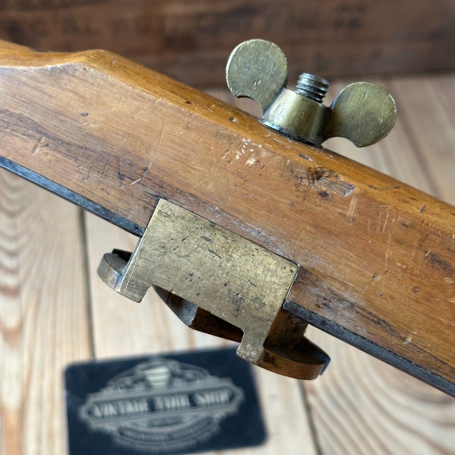 N1716 Vintage wooden ELM COACHMANS ROUTER Coopers Grooving tool spoke shave
