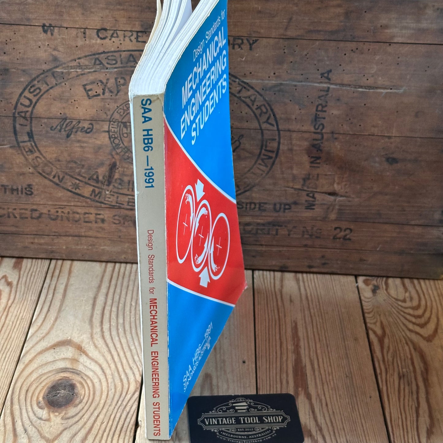 XBN140 Vintage 1991 BOOK Design Standards for MECHANICAL ENGINEERING STUDENTS by STANDARDS AUSTRALIA 3rd editiom