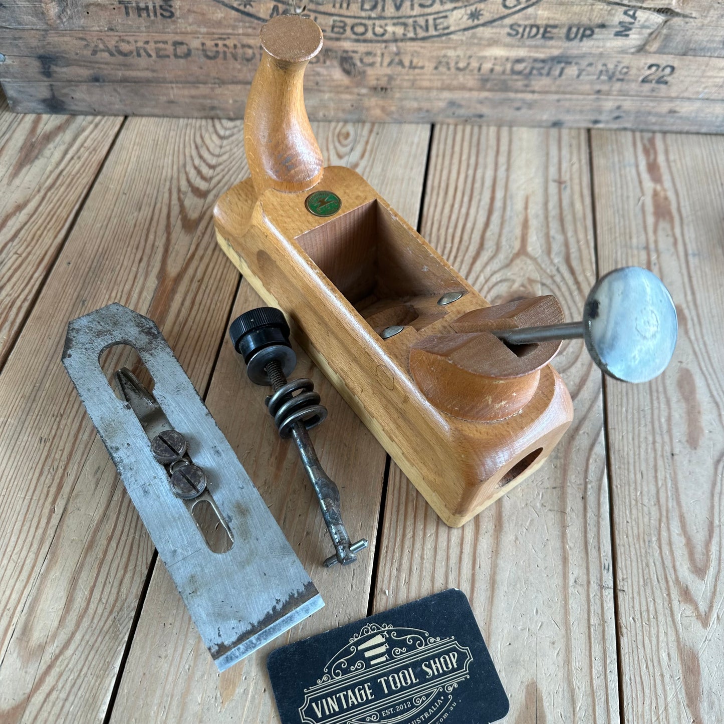 SOLD H1065 Vintage E.C.E. PRIMUS German SMOOTHING PLANE