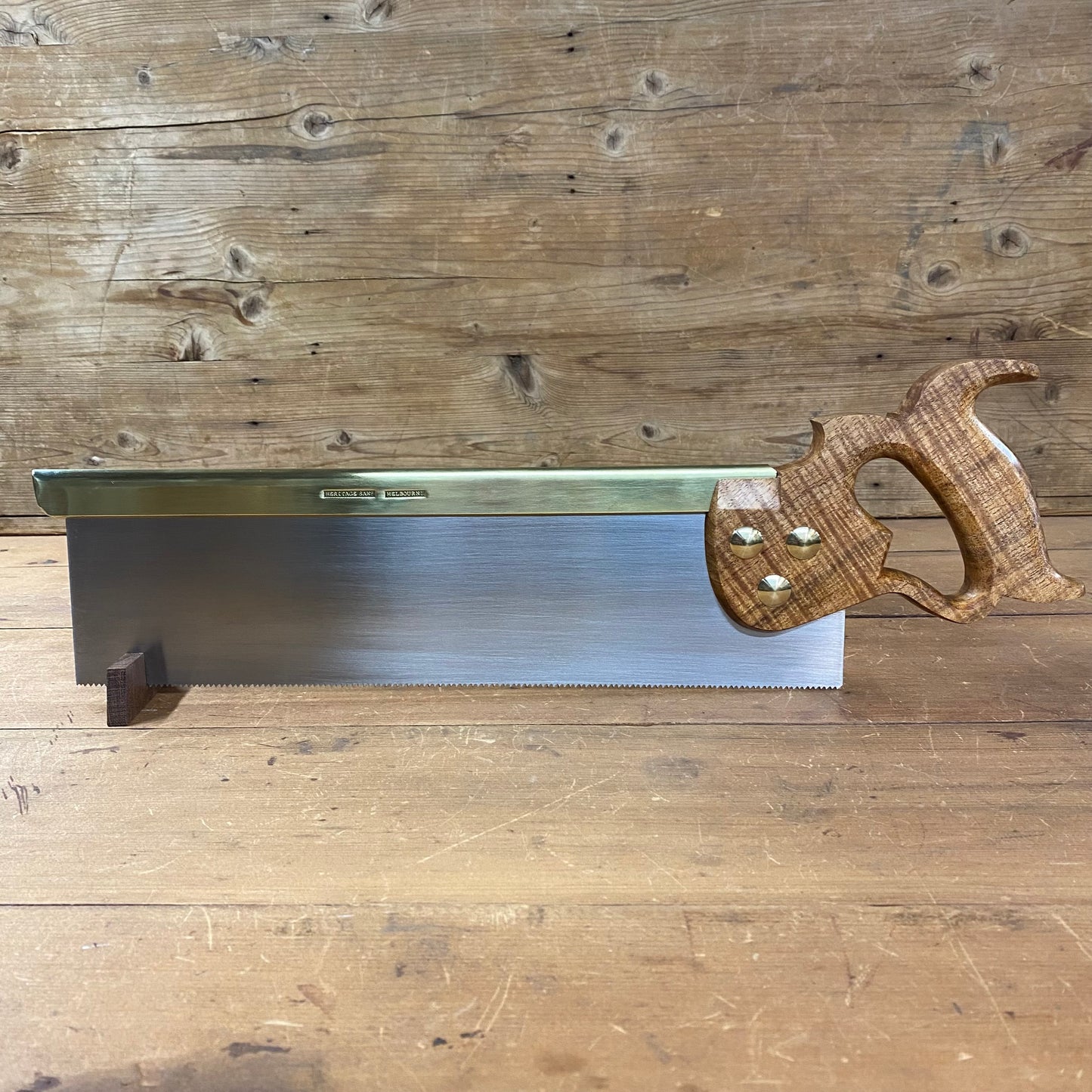 VHS186 HERITAGE SAWS Melbourne 14” KINGSTON 11ppi XCUT Carcass SAW with TASMANIAN BLACKWOOD handle