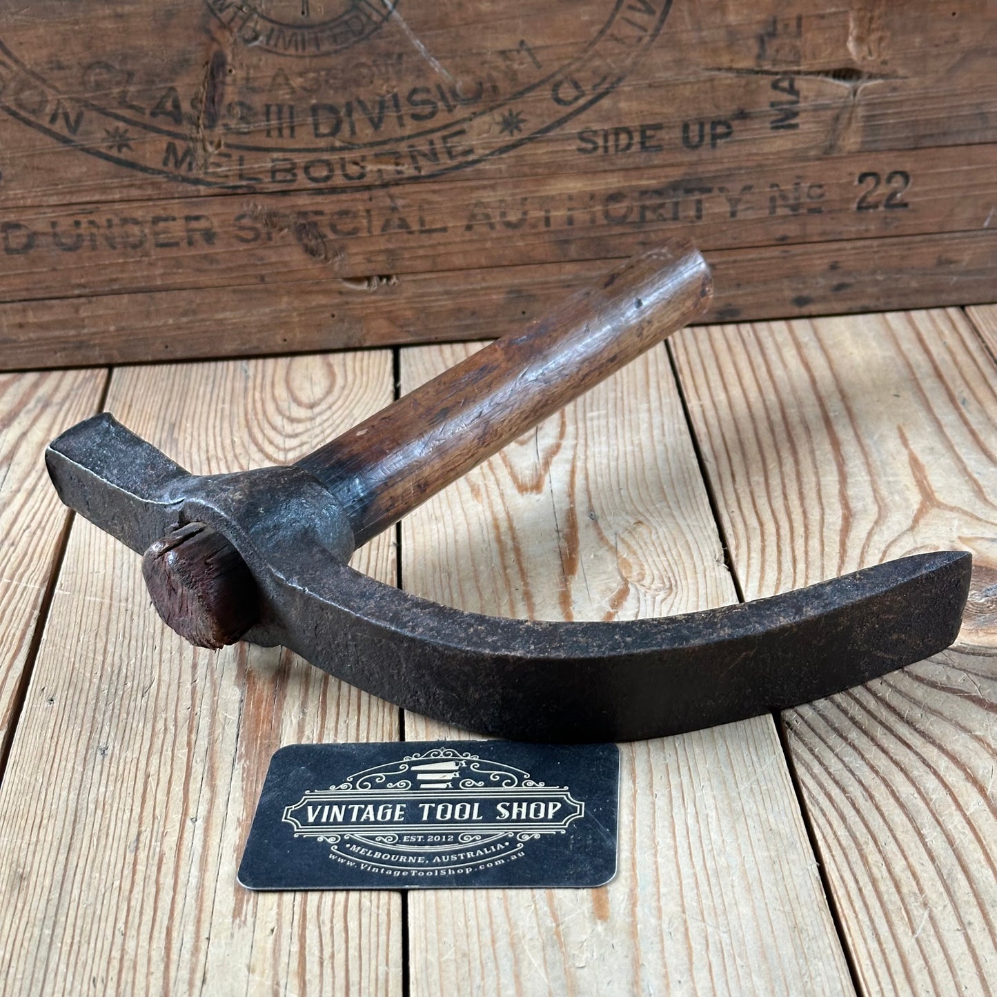 Y1742 Antique FRENCH YOKE MAKERS ADZE