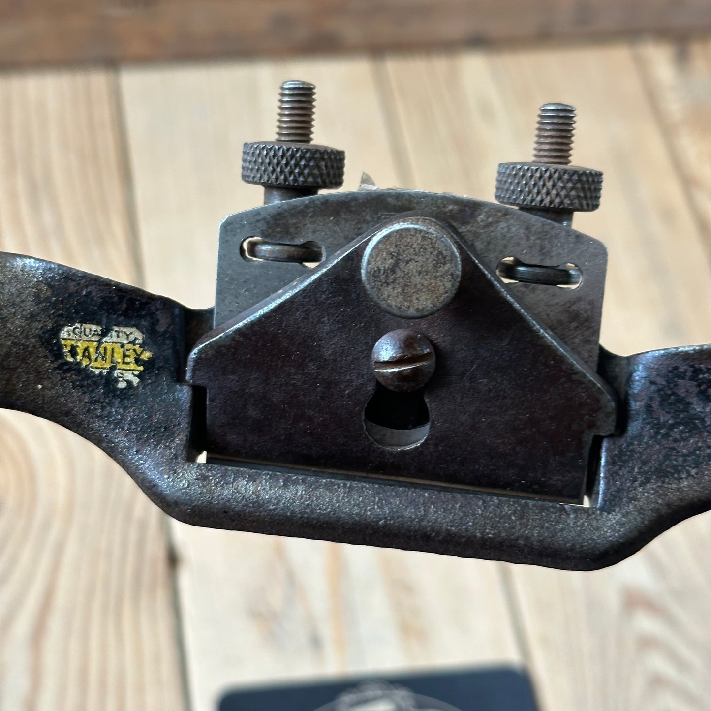 N1812 Vintage STANLEY England No.151 adjustable flat base SPOKESHAVE spoke shave