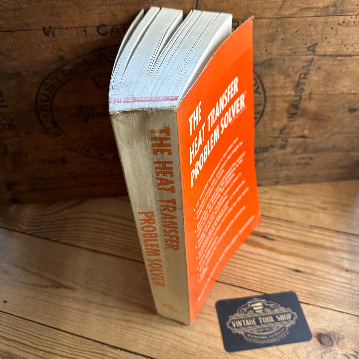 XBN132 Vintage BOOK THE HEAT TRANSFER PROBLEM SOLVER by M.Fogiel