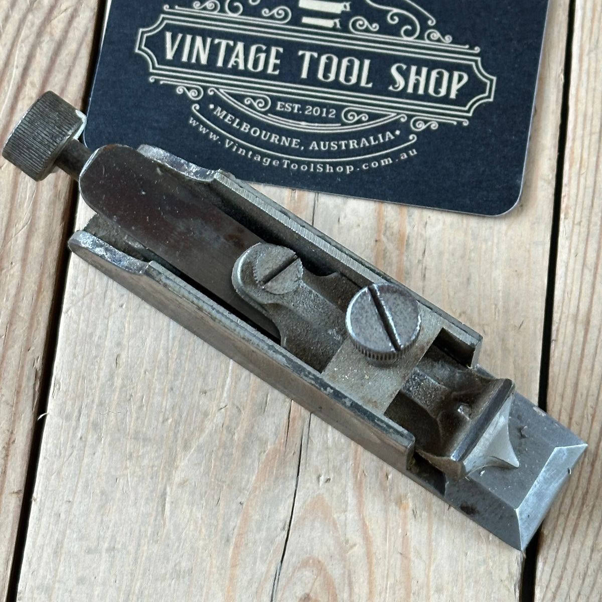 N1846 Vintage STANLEY USA 1907 No.93 Rabbet REBATE Shoulder CHISEL PLANE