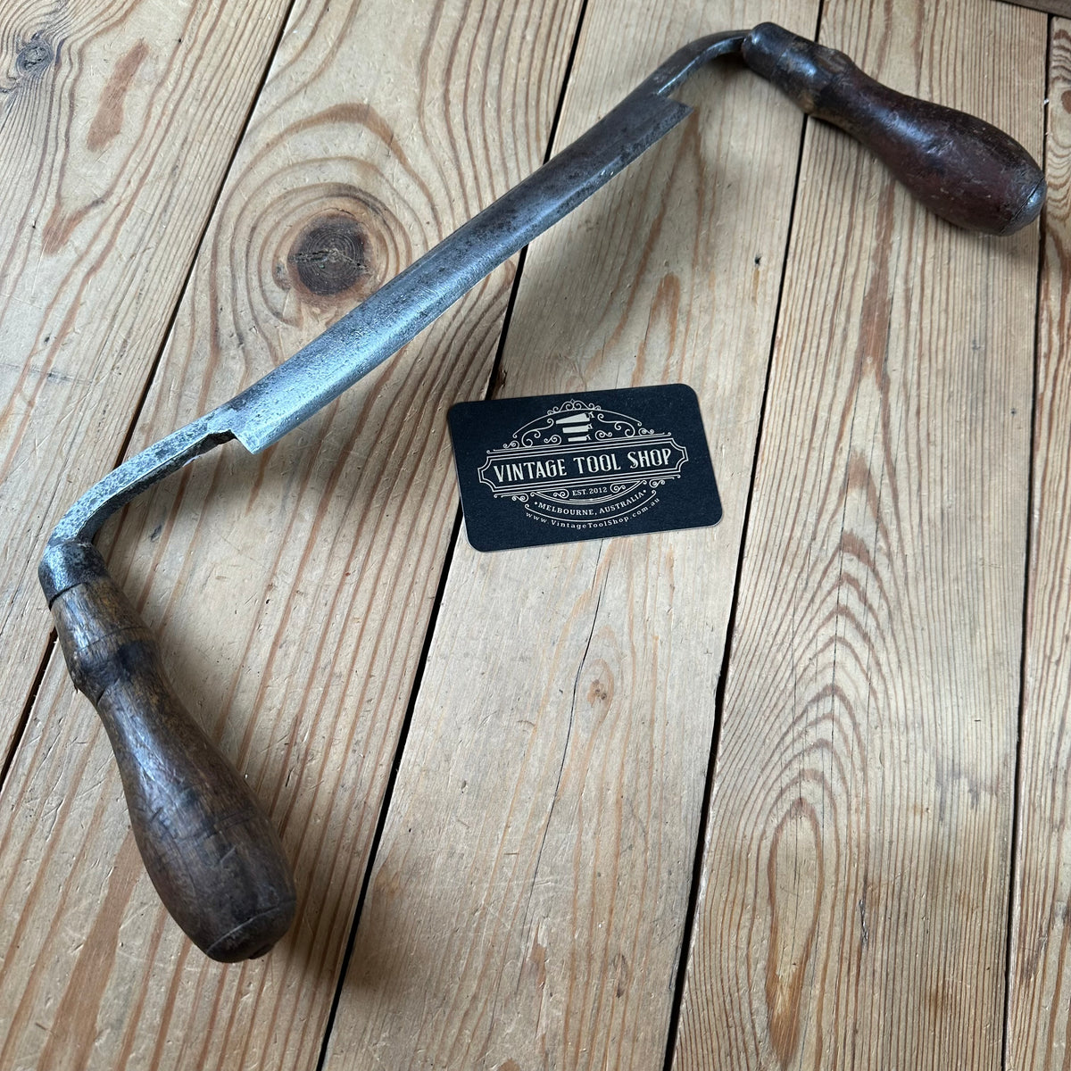 H2564 Vintage 8” New Haven Edge Tool Co USA DRAWKNIFE draw knife