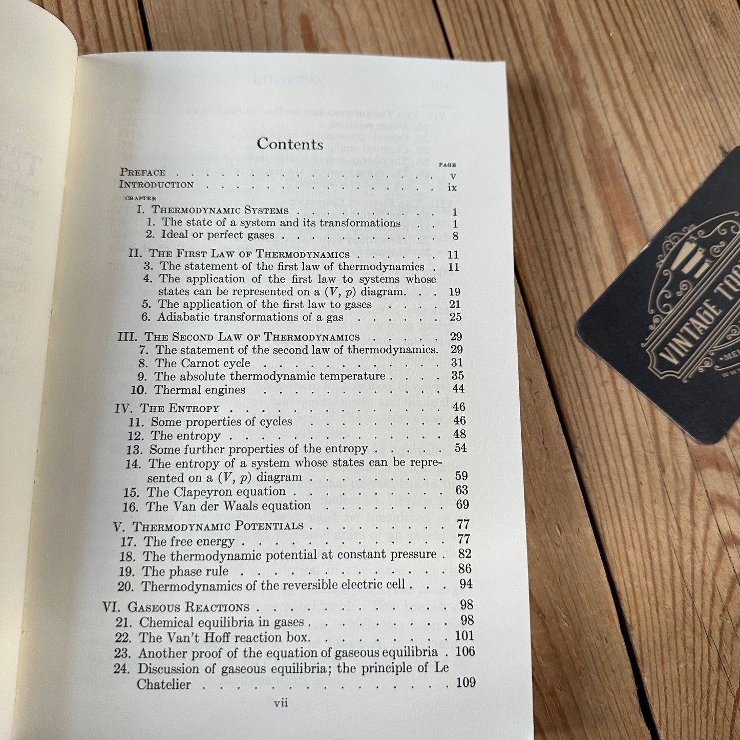 XBN17 Vintage BOOK THERMODYNAMICS by Enrico Fermi