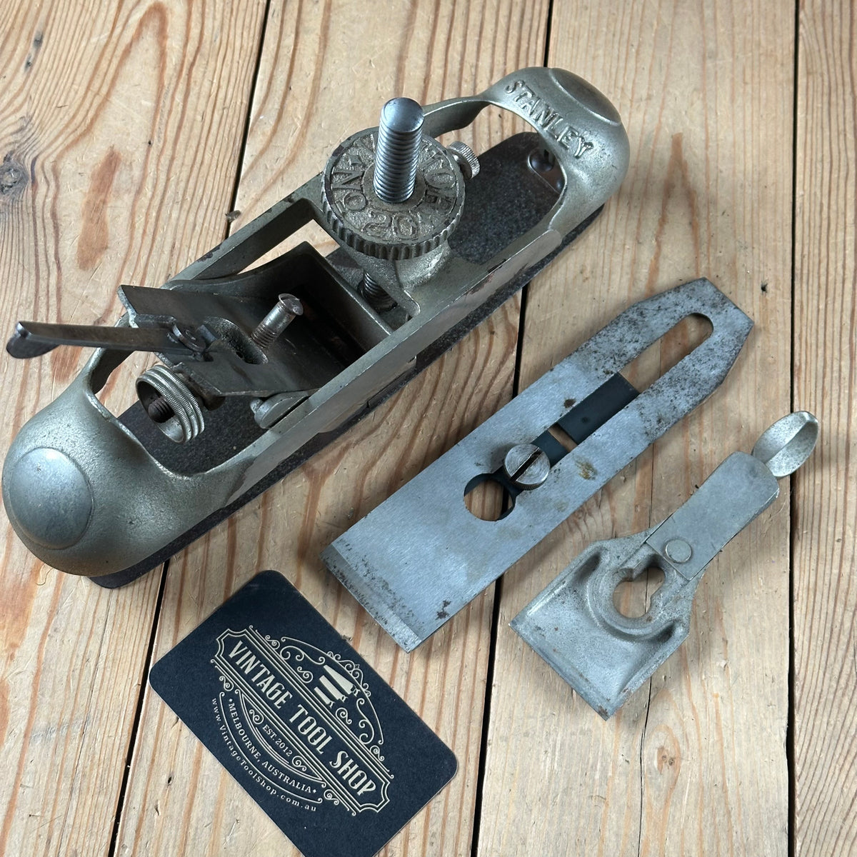H2613 AWESOME ! Vintage STANLEY USA No:20 VICTOR Compass CIRCULAR Plane