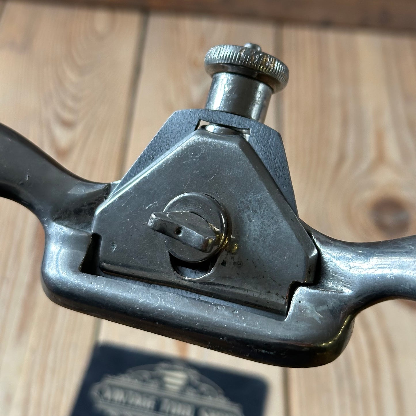 D2066 COOL! Vintage EDWARD PRESTON England flat base SPOKESHAVE Copy! spoke shave