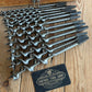 SOLD. H1967 Vintage IRWIN USA made BOXED Set of 13 x wood drill BITS brace auger BIT set