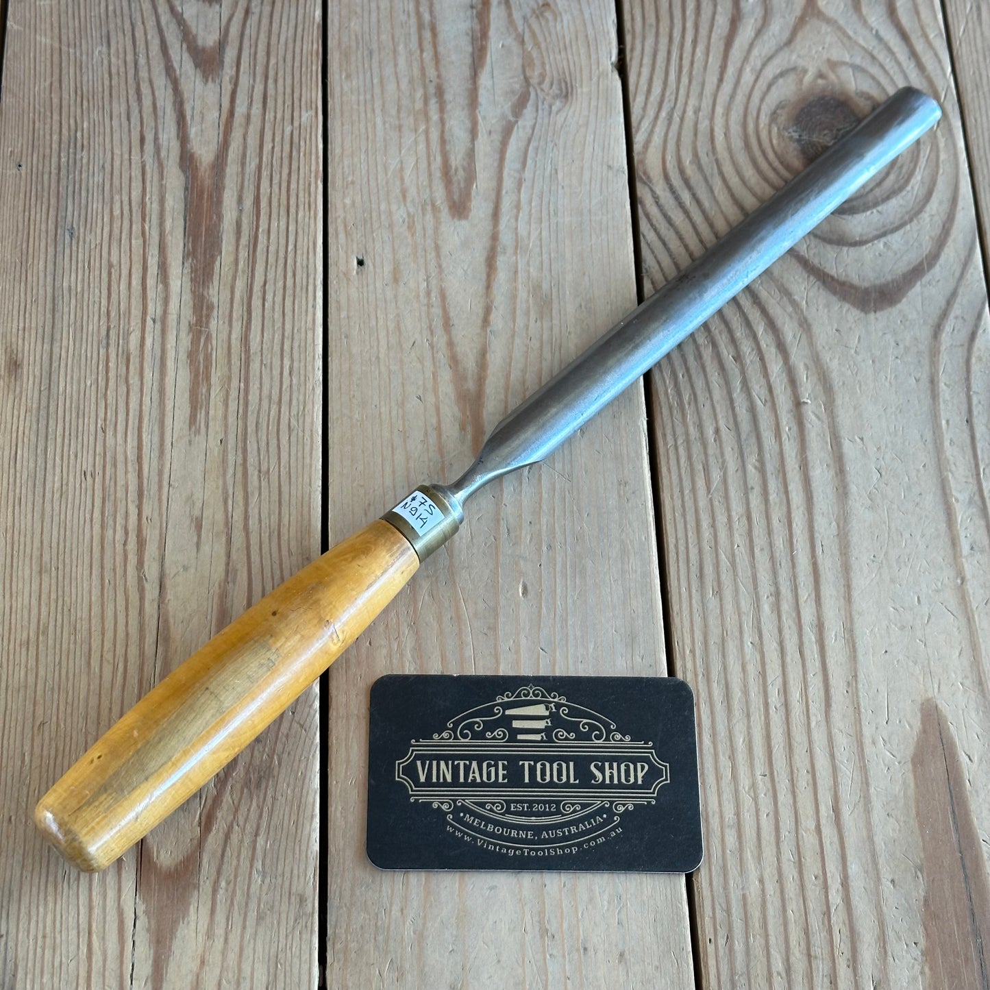 N914 Vintage ROBERT SORBY England 16mm SCRIBING GOUGE CHISEL
