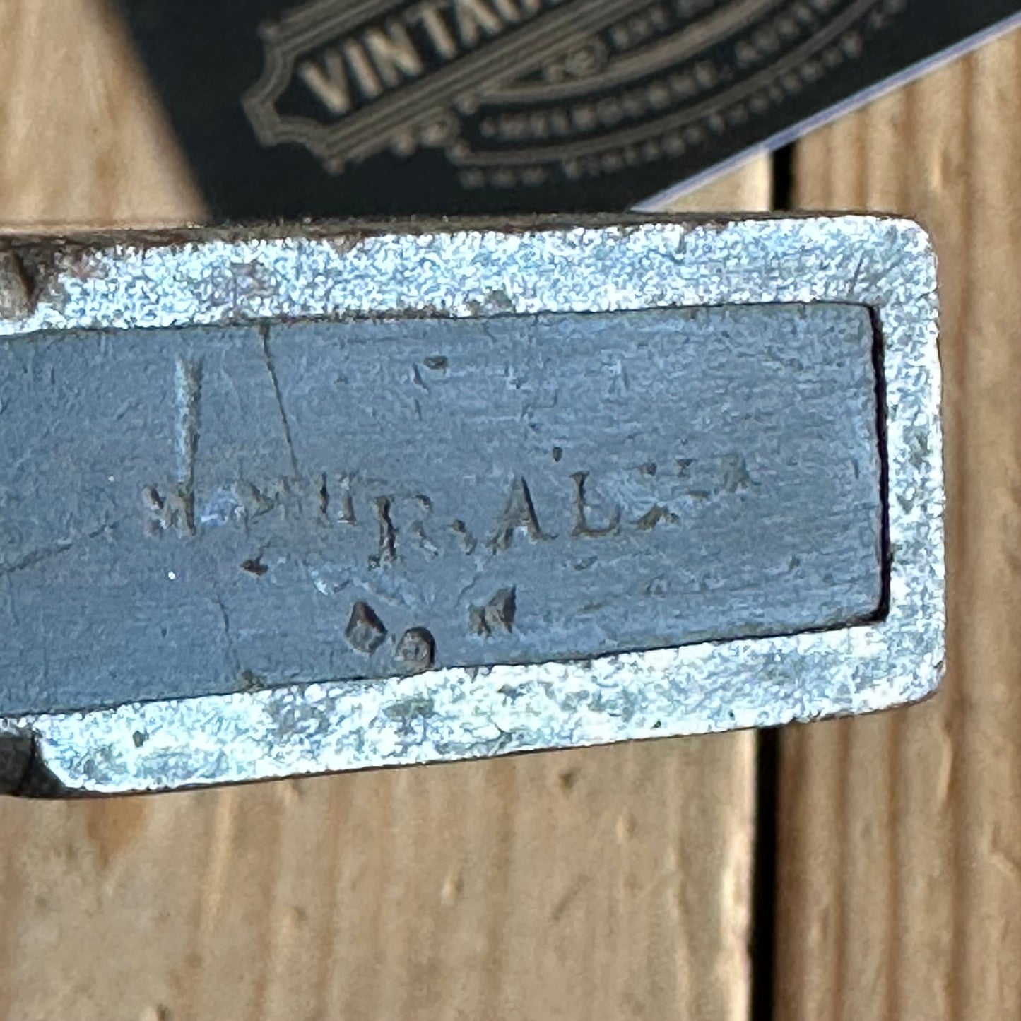 N1922 Antique Iron & ROSEWOOD INFILL 3/4” 18mm Shoulder PLANE by MATHIESON