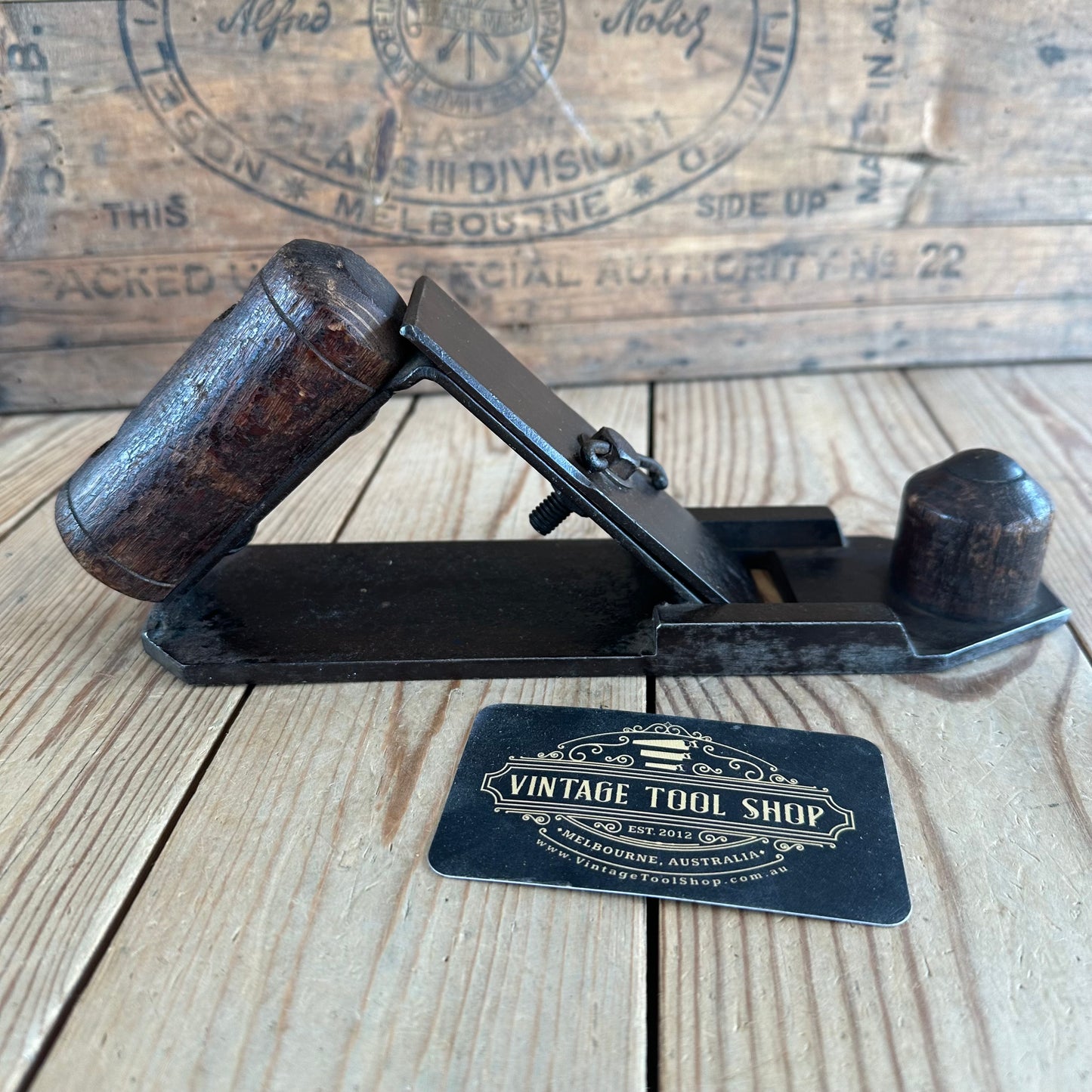 N1168 RARE! Vintage Robert McCONNELL Patent Australia SCRUB PLANE