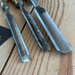 D1924 Vintage 3 x MIXED SHEFFIELD Carving CHISELS GOUGES