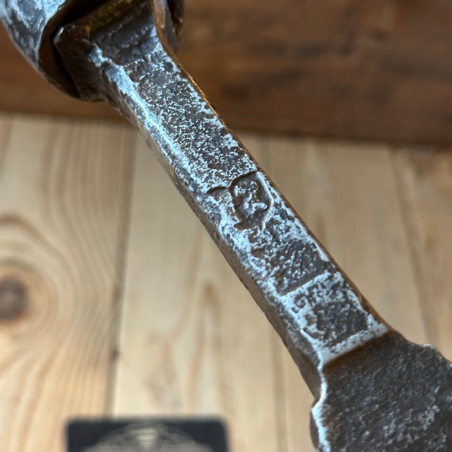 D1881 ANCIENT! Large antique 30mm EUROPEAN Carving CHISEL