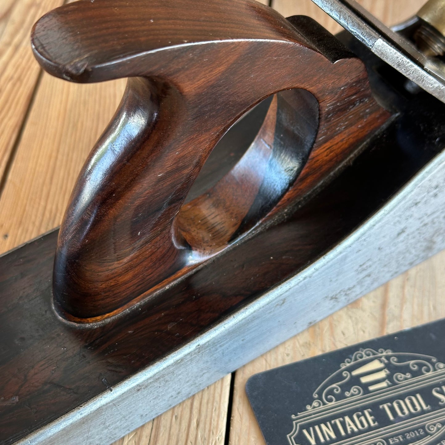 SOLD. N1902 Antique Stewart SPIERS Scotland 20.5” Rosewood INFILL PLANE