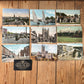 VD0-16 Vintage 9x POSTCARD series 1905-1930 stamps handwritten souvenir post cards junk journal diary collection