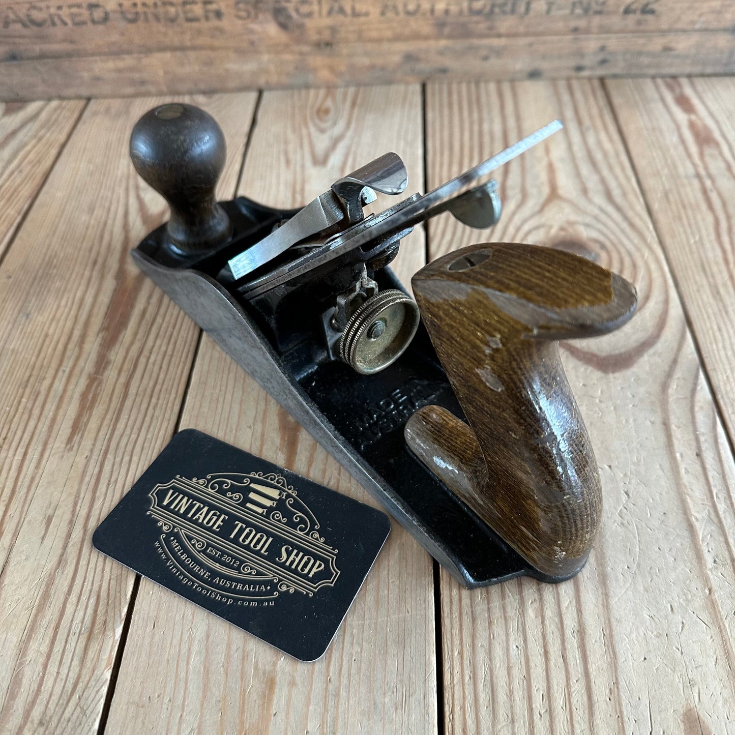 N1651 AUSSIE! Vintage STANLEY Australia No.4 plane