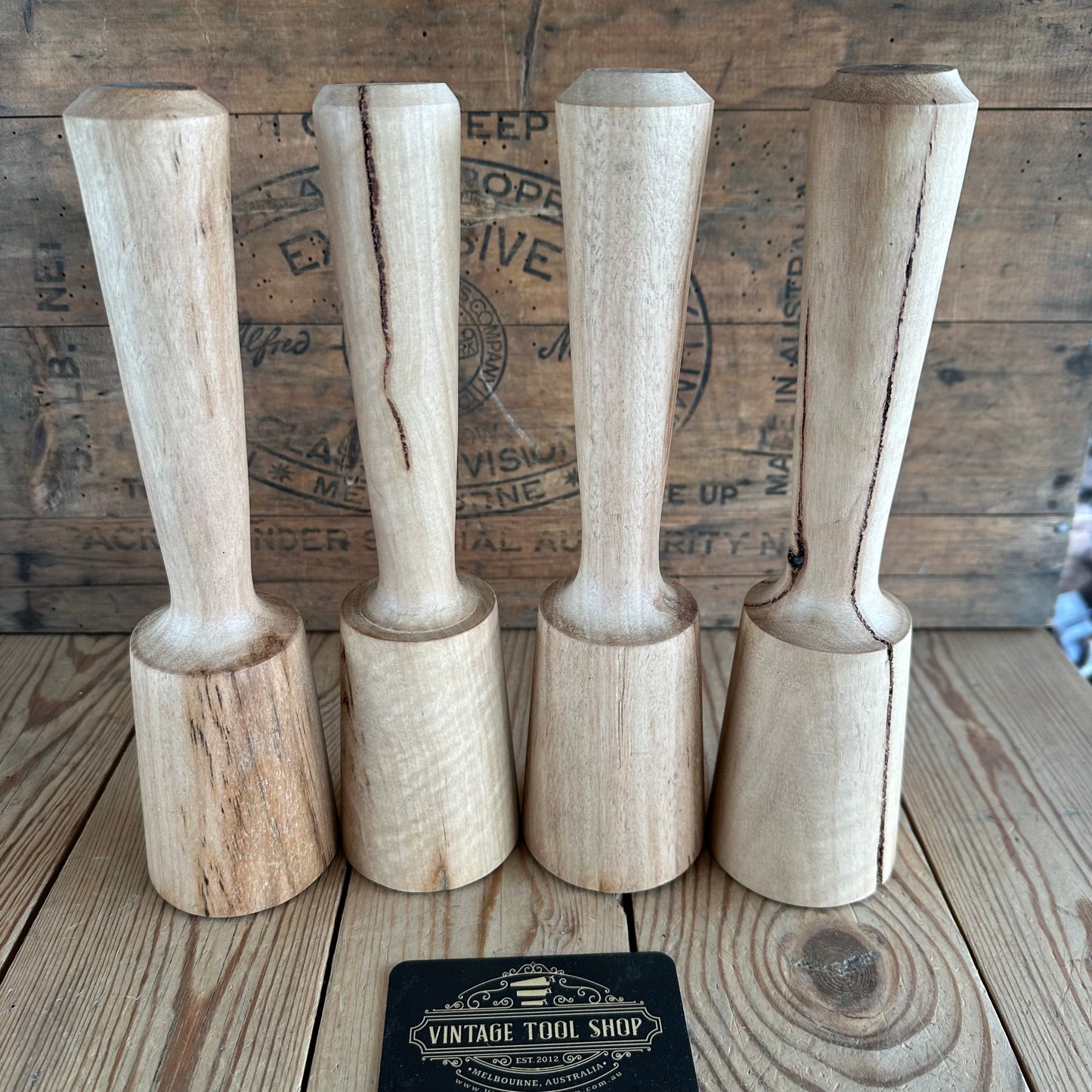 TR162-TR165  NEW! 1 x small Tasmanian HARDWOOD carvers MALLET by Tony Ralph