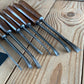 SOLD T9999 Vintage set of 8 x S.J. ADDIS Carving CHISELS