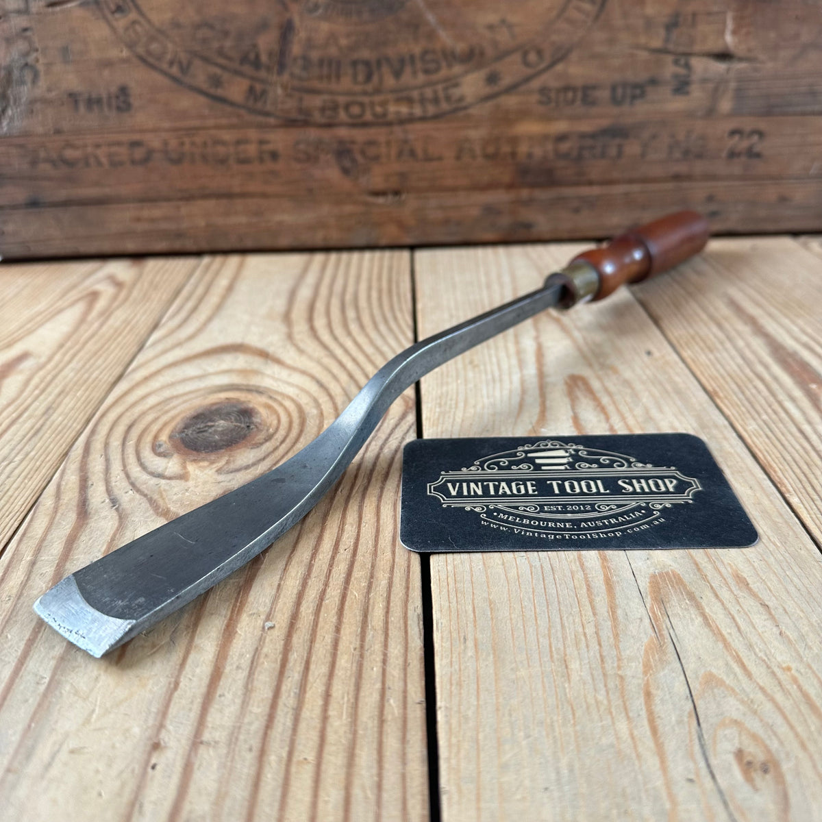 N780 Vintage  BENT SPOON GOUGE Carving CHISEL