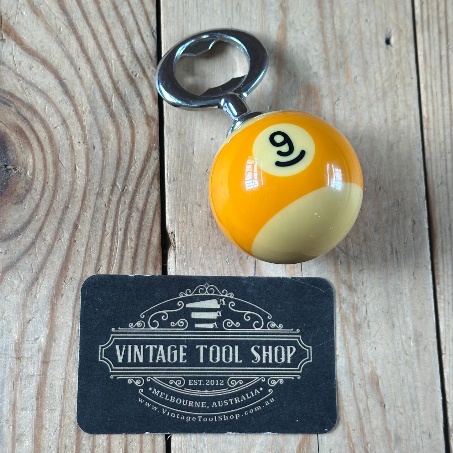 TRB NEW! AUSTRALIAN made POOL BALL BOTTLE OPENERS by TONY RALPH