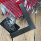 H2450 Vintage STARRETT USA No.21 thin steel metal SQUARE IOB