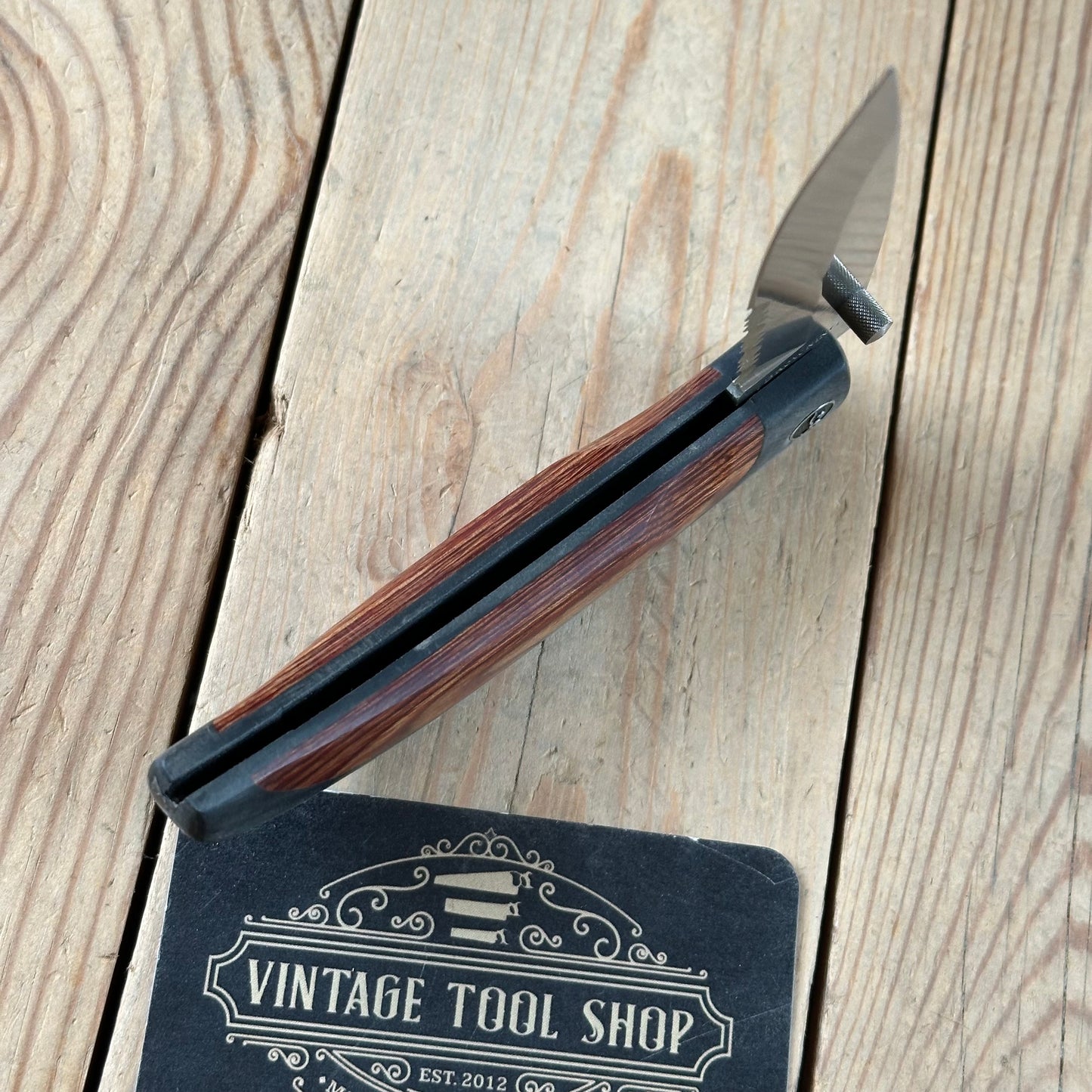 K52 Vintage BROWNING Japan Model 838 FEATHERWEIGHT folding pocket KNIFE