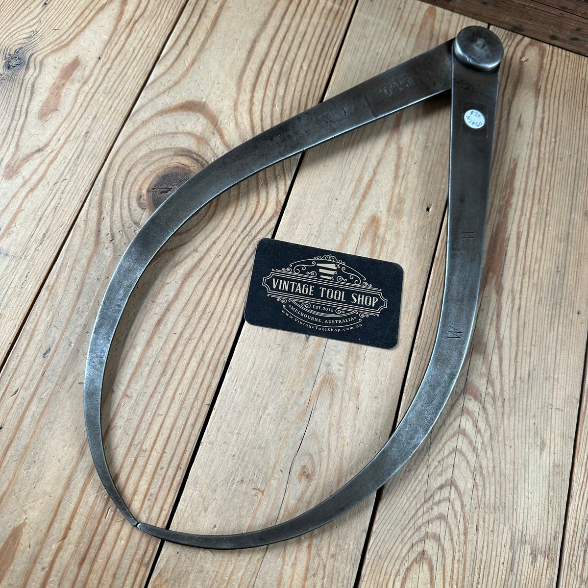 N1860 Vintage extra large 15” OUTSIDE DIAMETER CALIPERS DIVIDERS