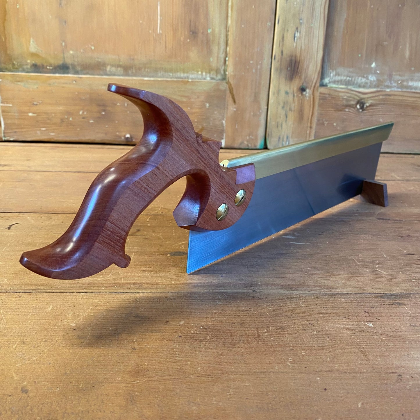 VHS197 HERITAGE SAWS Custom 12” BRUNSWICK model 13ppi CARCASS SAW with TASMANIAN MYRTLE Handle