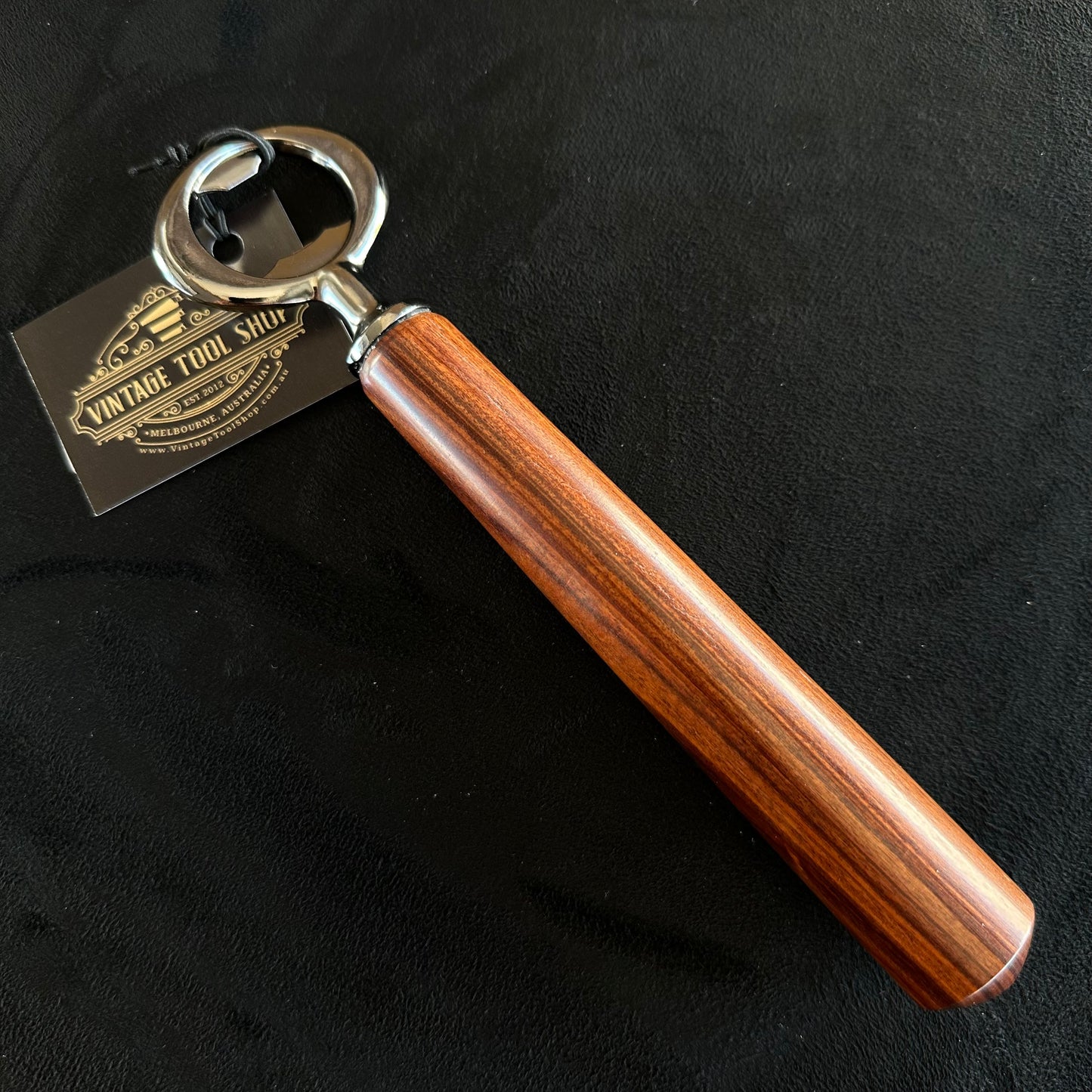 VTS8 NEW! Melbourne made MULGA wooden handle BOTTLE OPENER