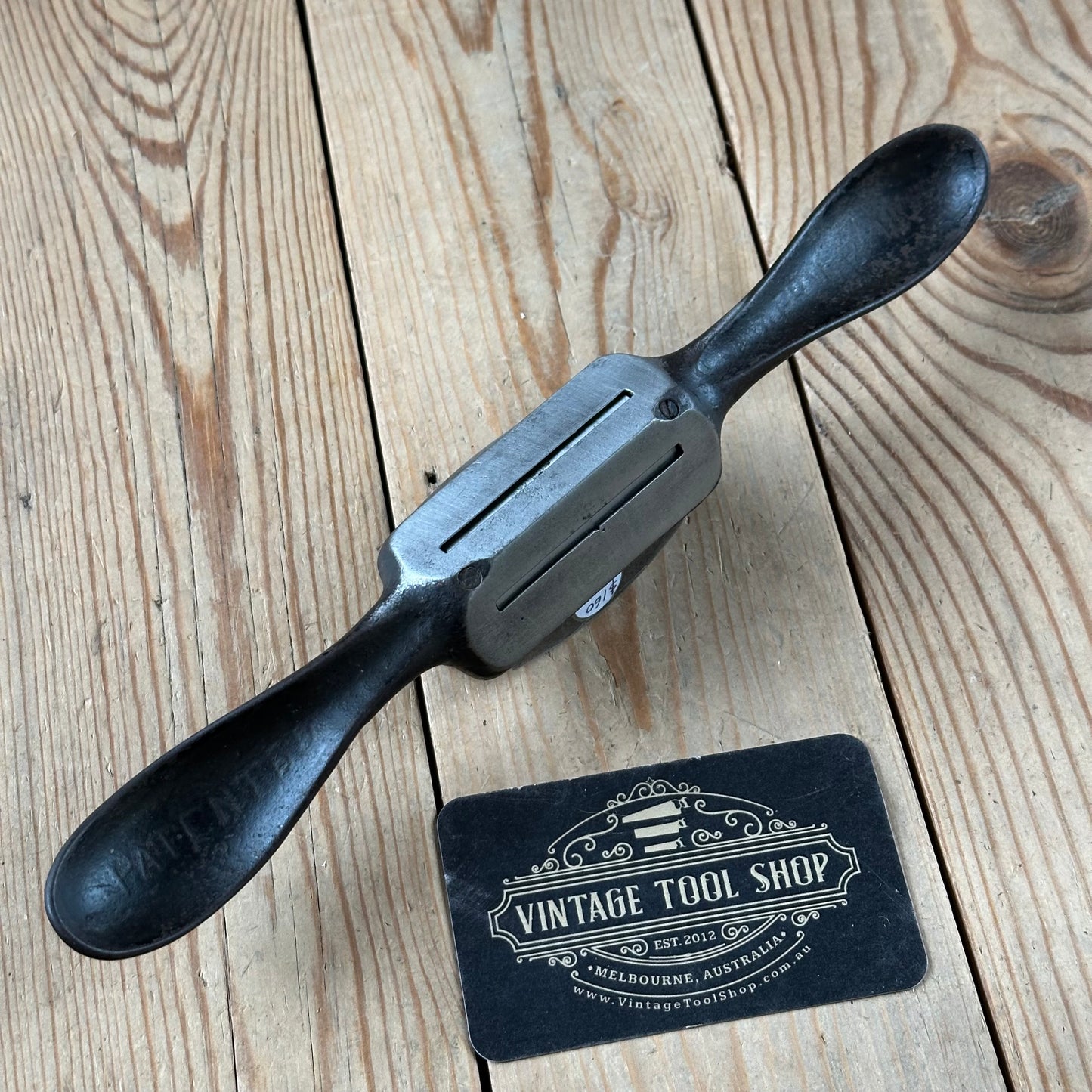 D2053 Antique 1870s STANLEY USA No.62 dual SPOKESHAVE spoke shave