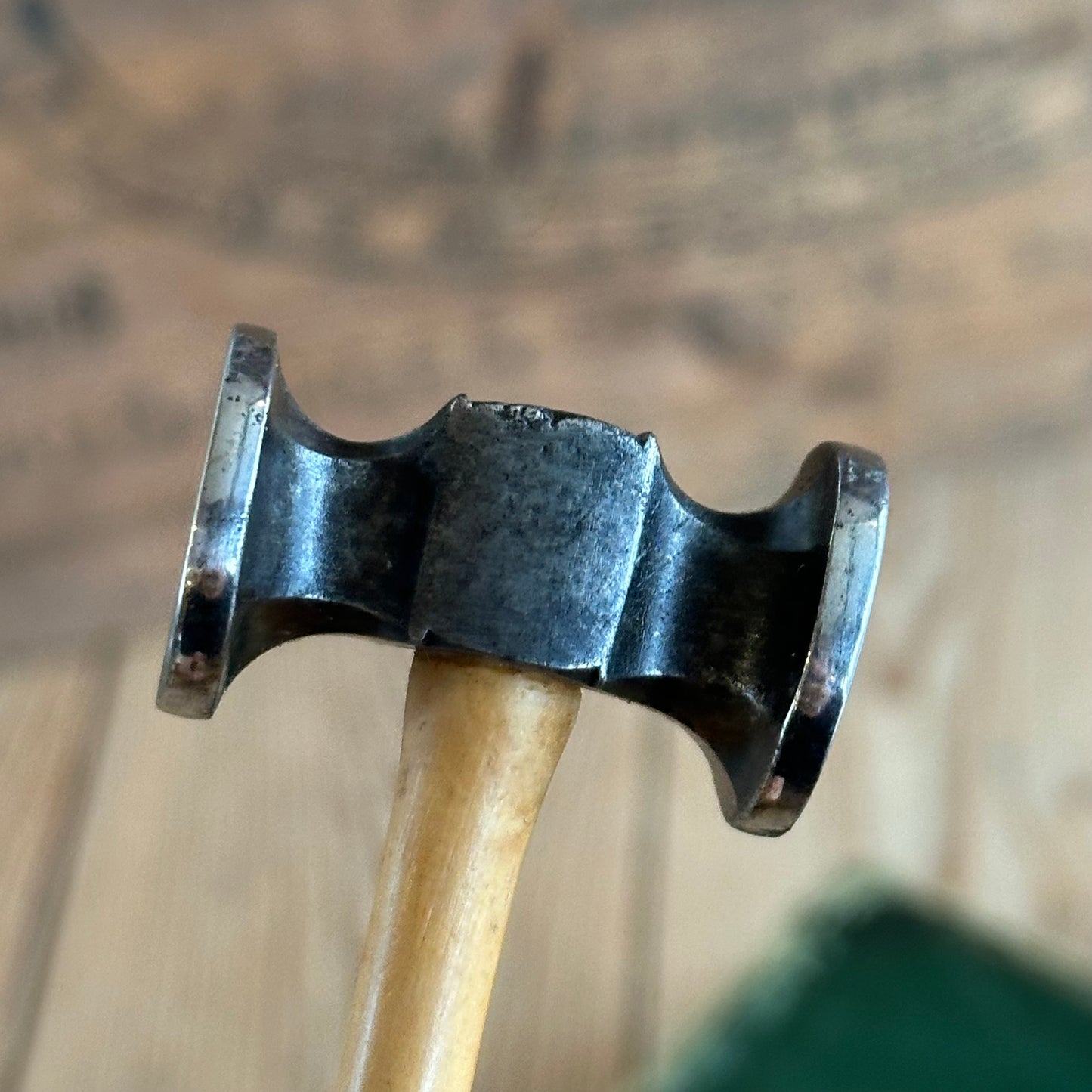 SOLD. D1858 GORGEOUS! Vintage small jewellers silversmiths Metalwork HAMMER