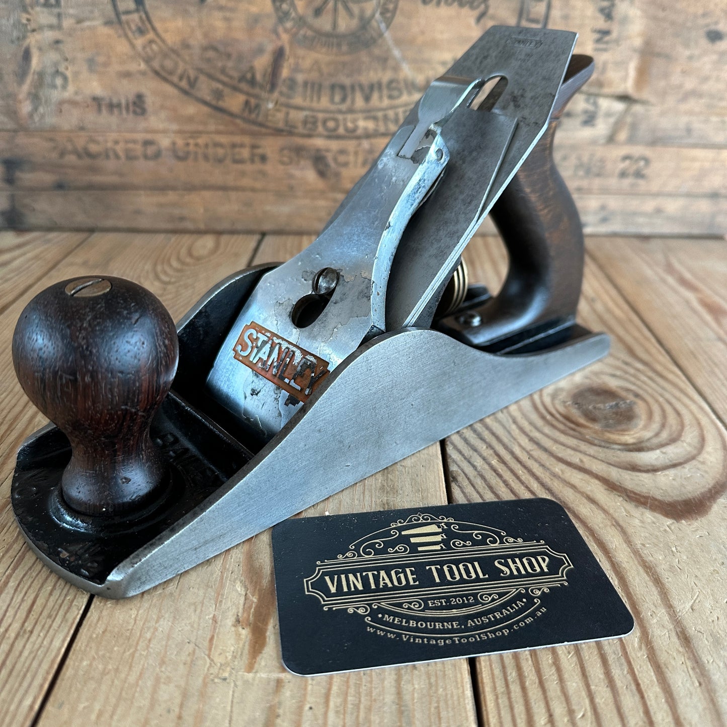 B81 Vintage STANLEY England No.4 1/2 PLANE