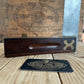 SOLD. N1936 SCARCE! Vintage STANLEY No:2 15” square with rest tab Sweetheart era ROSEWOOD & brass SQUARE