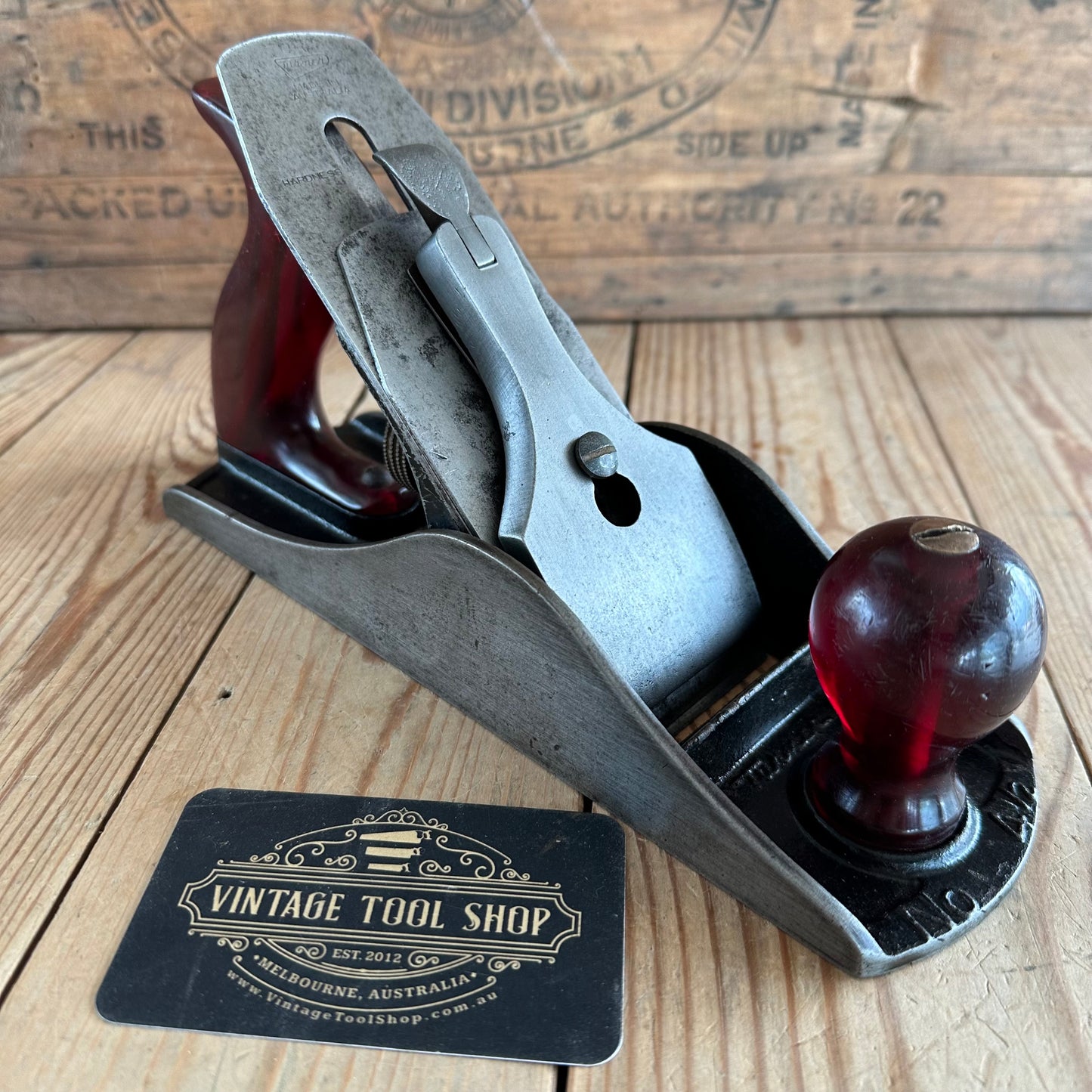 N1259 SCARCE! Vintage Australian TURNER No.4 1/2 smoothing PLANE