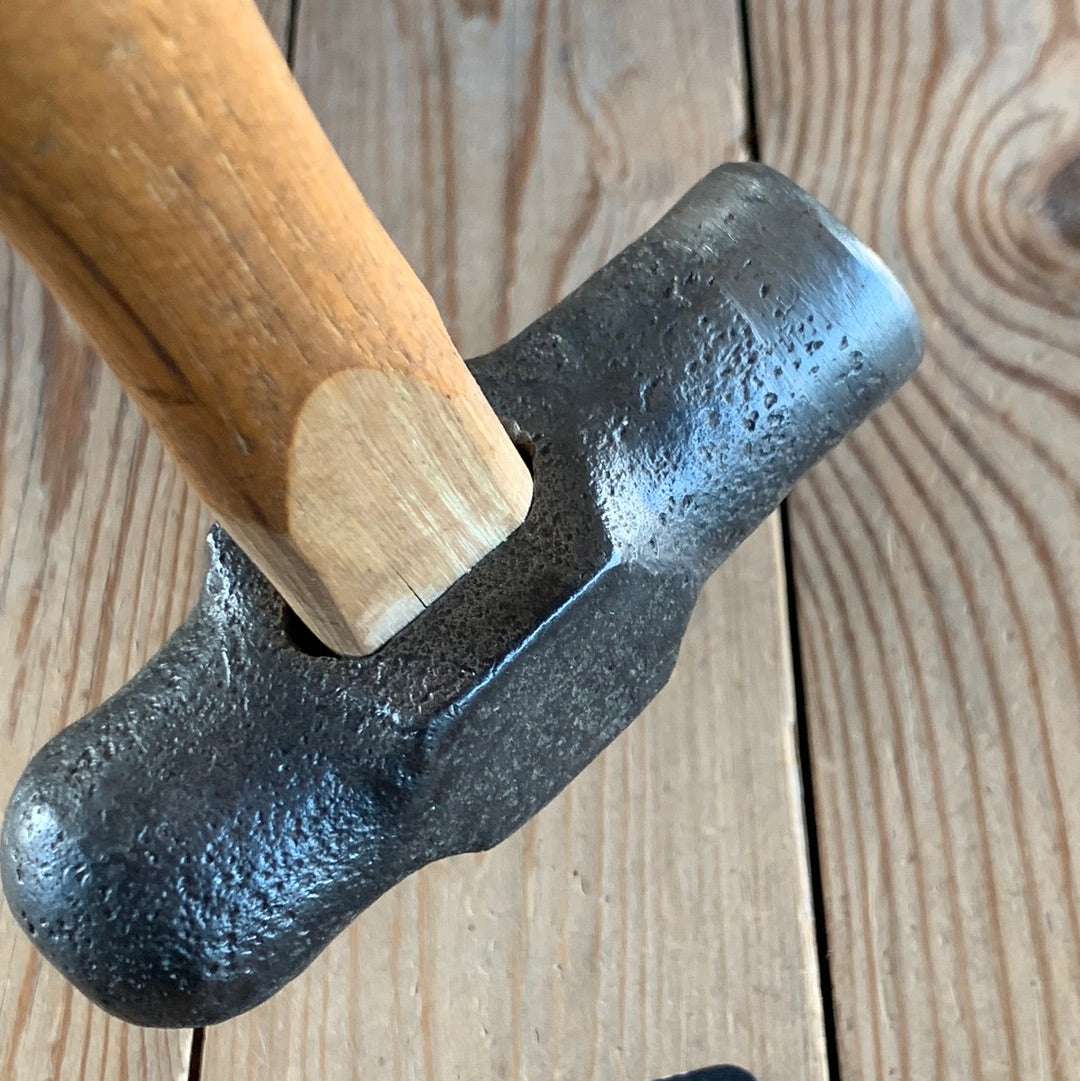 SOLD H555 Vintage Blacksmith made HEAVY BALL PEEN Hammer