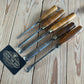 D1918 Vintage 5x Carving CHISEL Set ADDIS