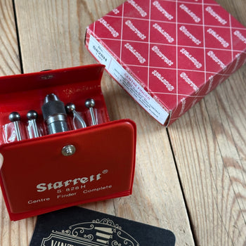 H2448 Vintage STARRETT USA No.828H Centre Finder “WIGGLER” set center IOB