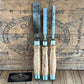 N462 Vintage set of 3 x TITAN Australia No:101 Registered Firmer CHISELS