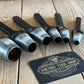 H1478 Vintage set of Italian 6 x LEATHER PUNCHES