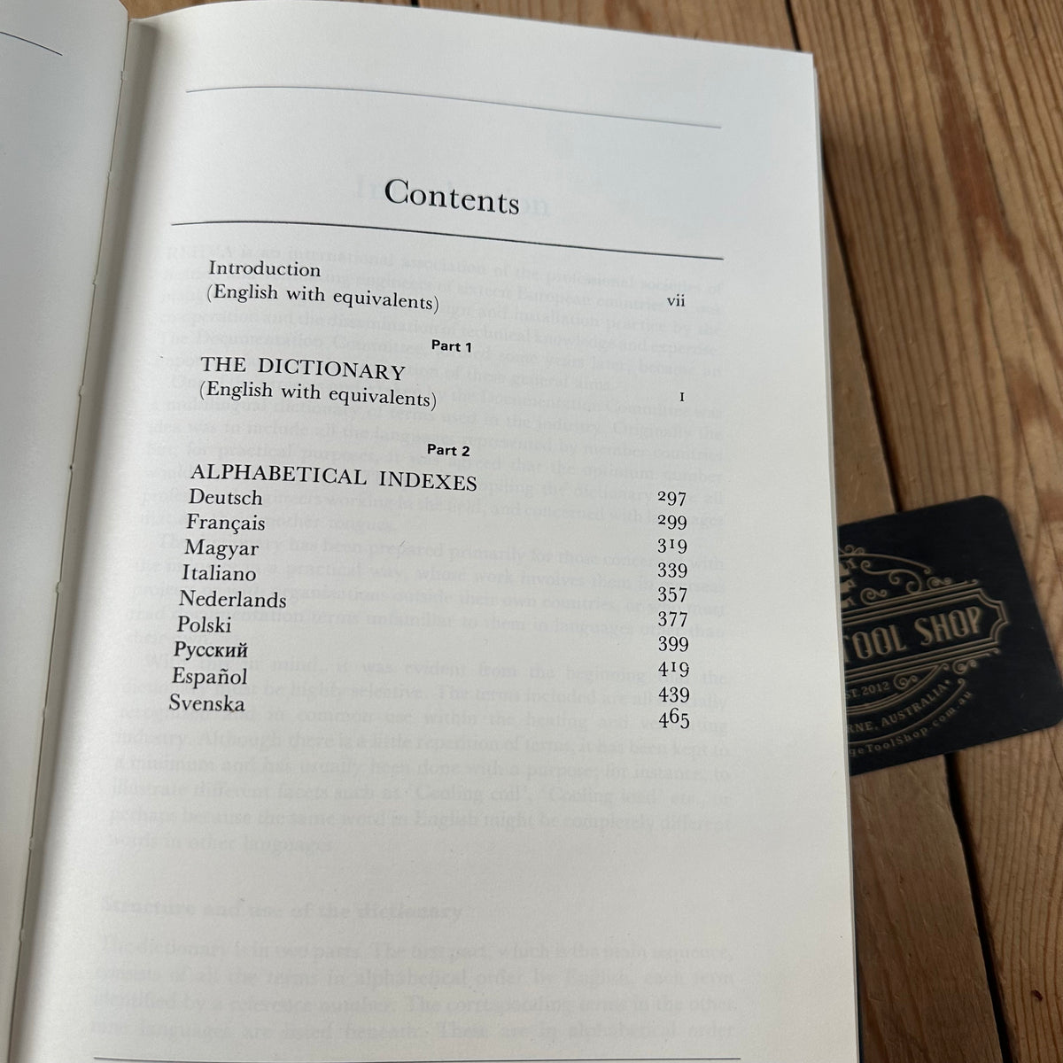 N2047 Vintage 1982 BOOK The INTERNATIONAL DICTIONARY of HEATING, VENTILATING and AIR CONDITIONING in 10 languages