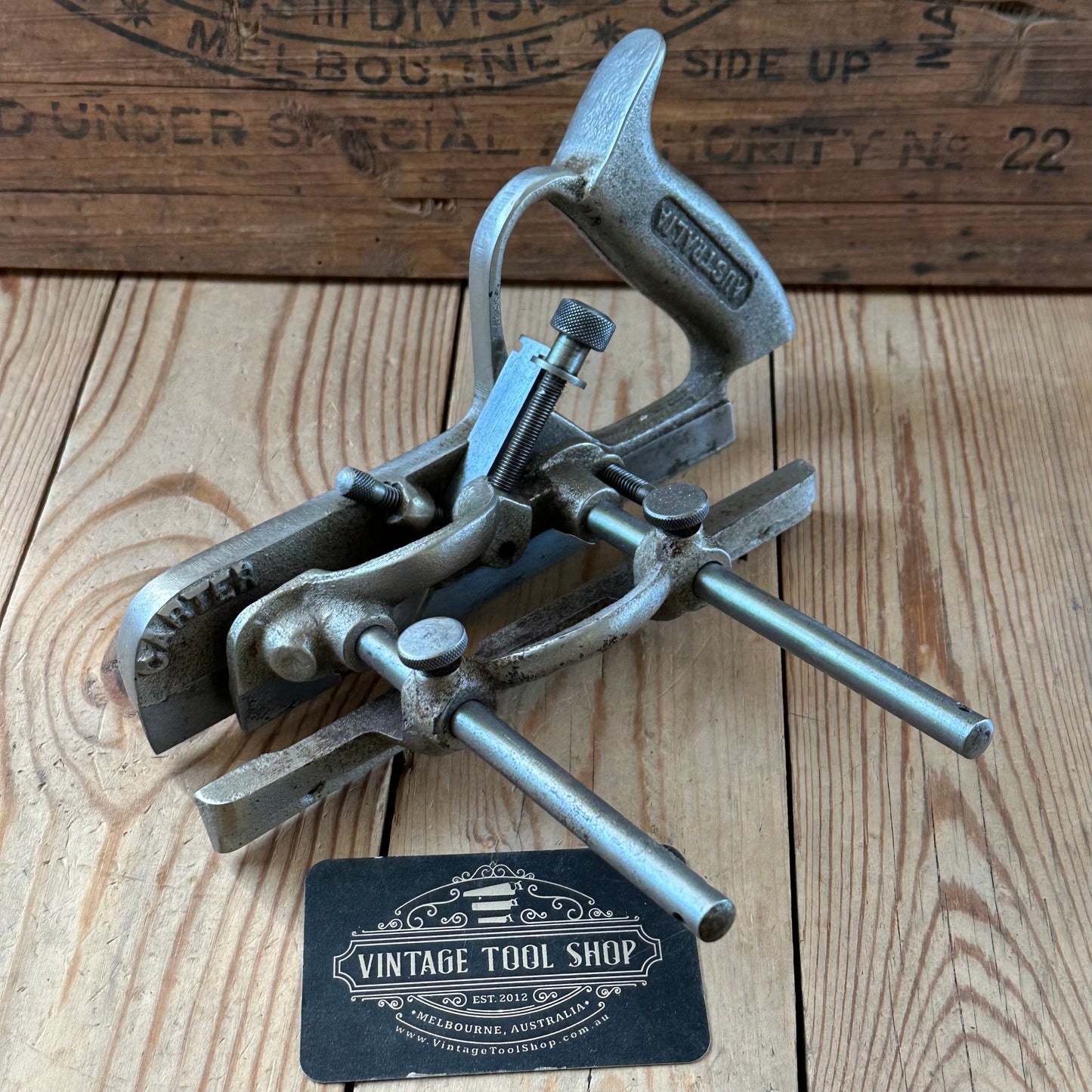 N1313 Vintage 1945-1955 CARTER Australia No:C54 plow & groover PLANE