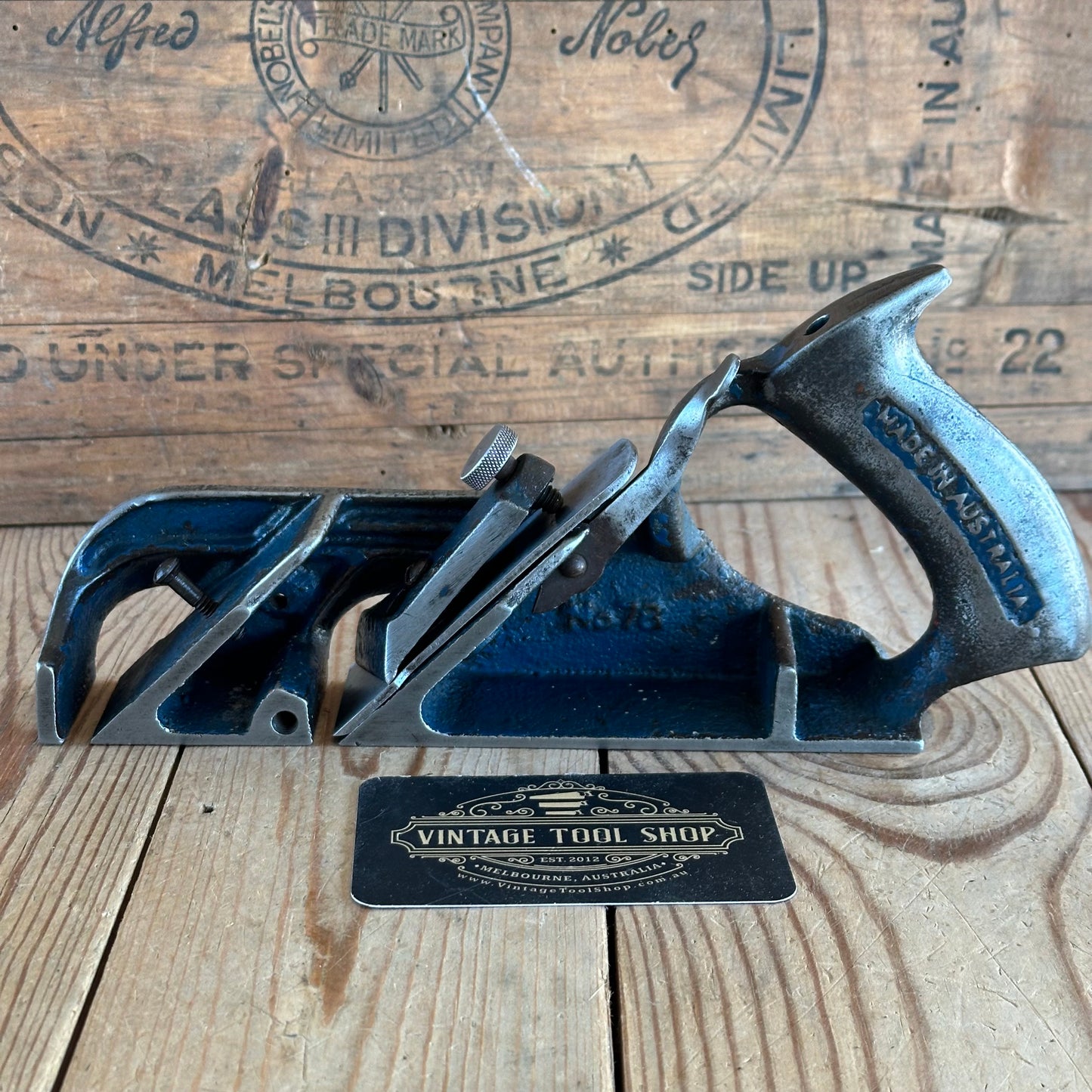 N1163 Vintage CARTER Australia No:78 Duplex REBATE Rabbet PLANE