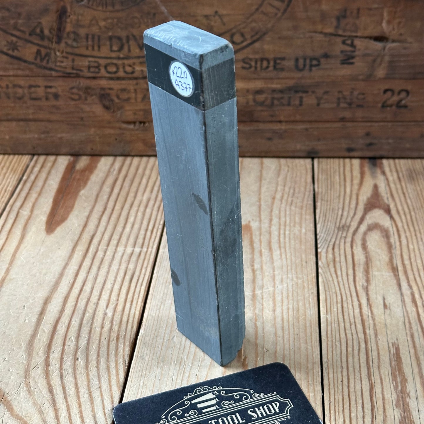 A377 ULTRA FINE! Vintage German Thuringian SLATE Razor BARBER HONE sharpening stone waterstone