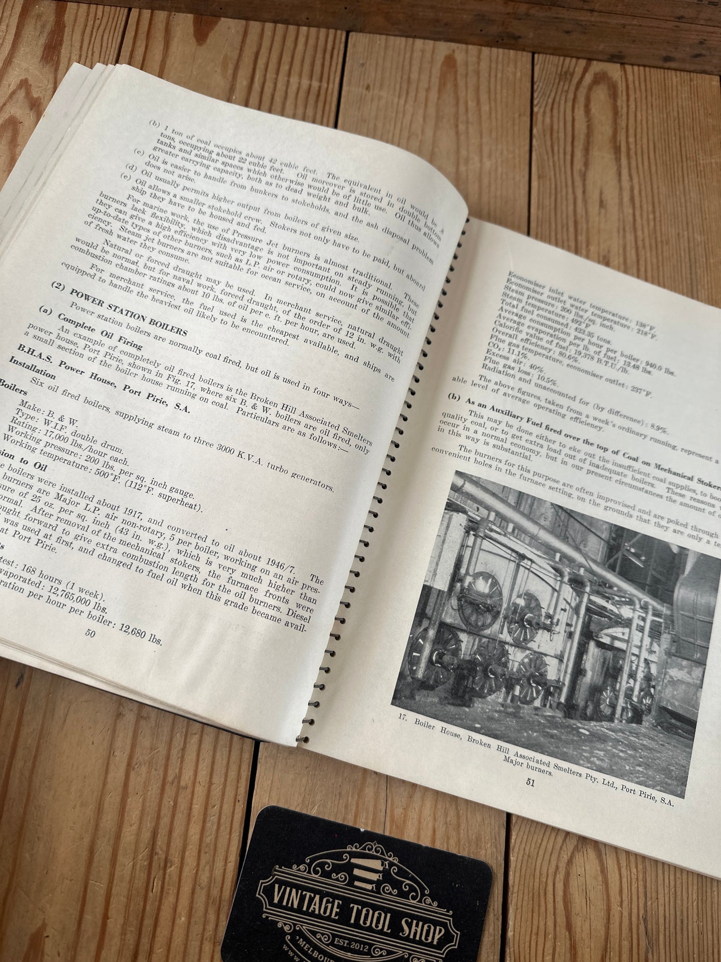 XBN9 Vintage 1950 BOOK The Applications of SHELL OIL FUEL by the Shell Company of Australia