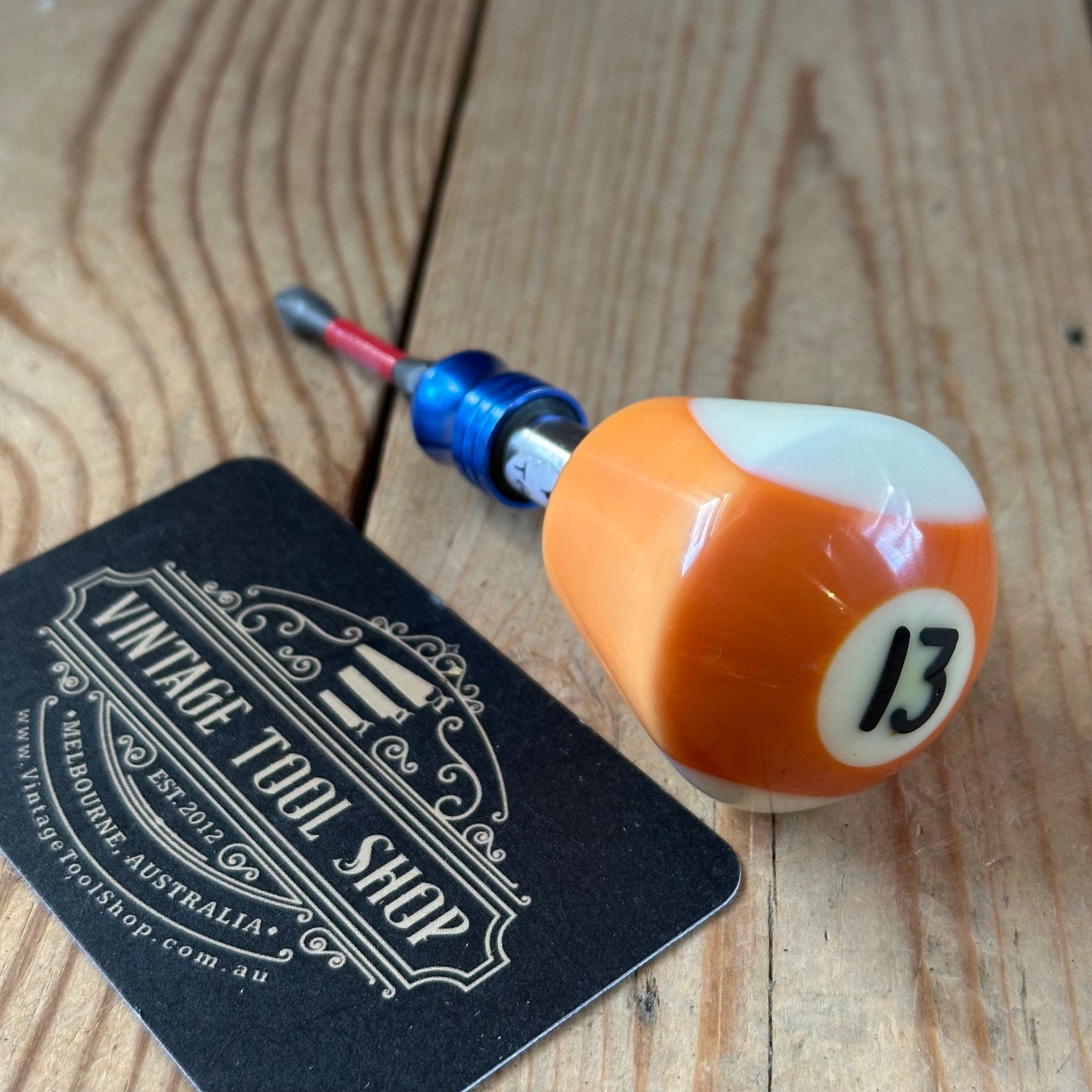 TR NEW! Repurposed POOL BALL HEX TIP DRIVER by Tony Ralph