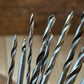 H2516 Vintage BOXED mixed set of 10 x CLEVELAND style wood drill BITS brace BIT set