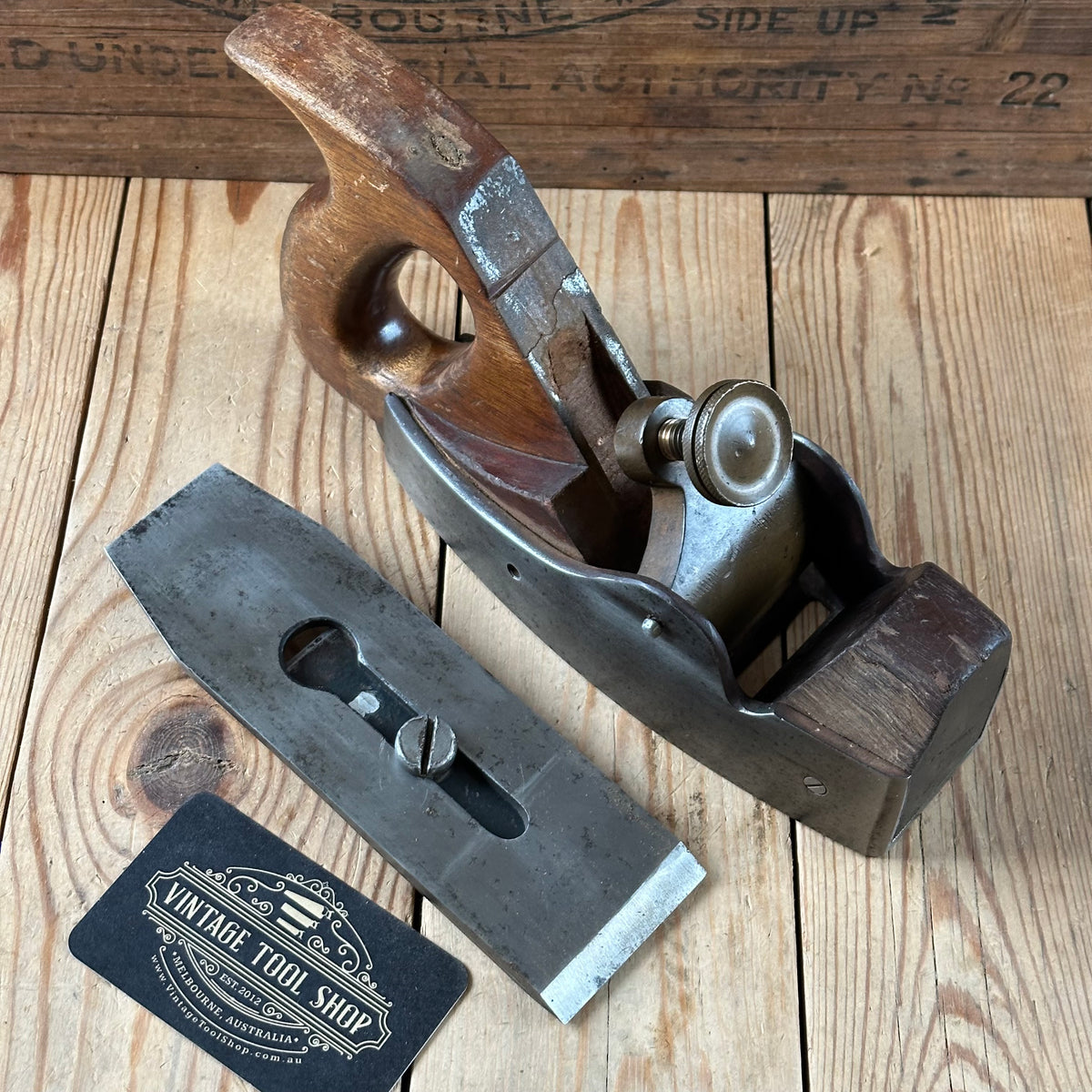 N1838 Vintage cast iron INFILL plane PROJECT