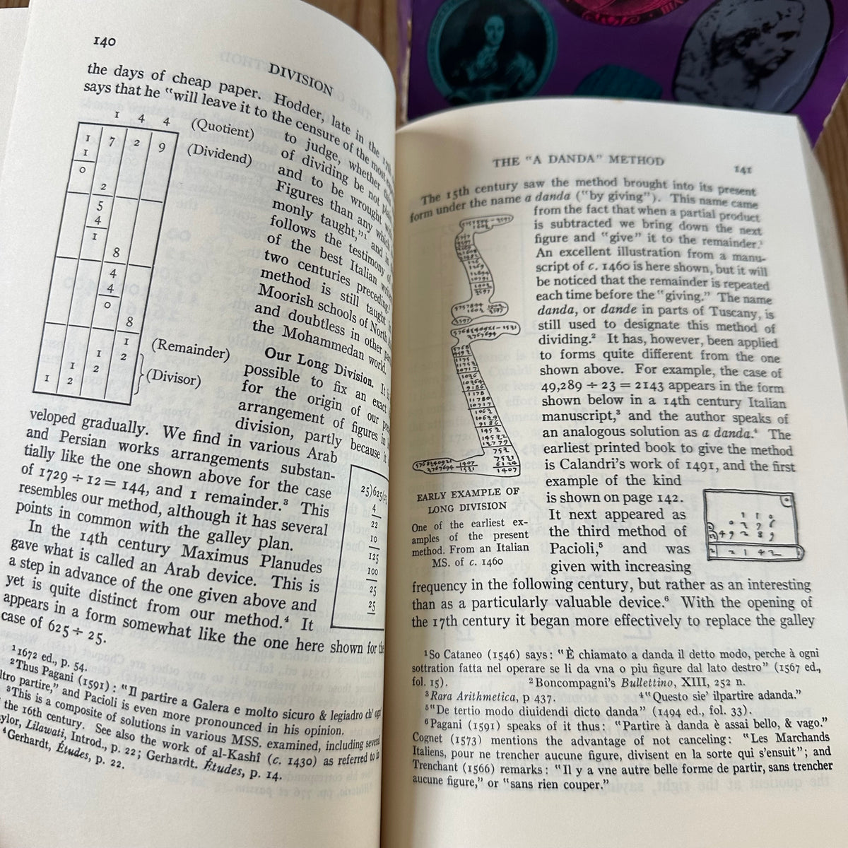 N1996 FASCINATING! Vintage BOOK HISTORY of MATHEMATICS by D.E.Smith in two volumes
