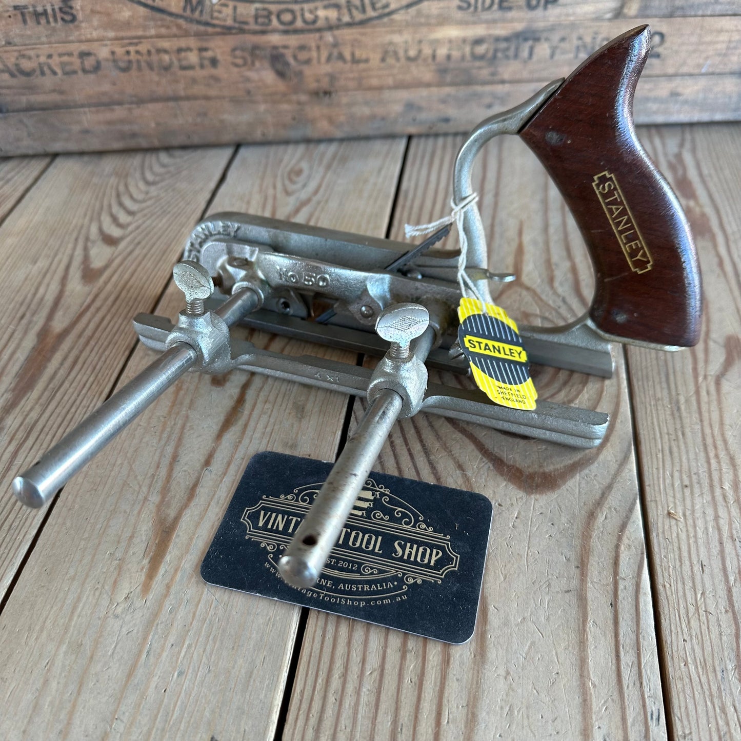 H1871 Vintage STANLEY England No.50 plough Plow PLANE